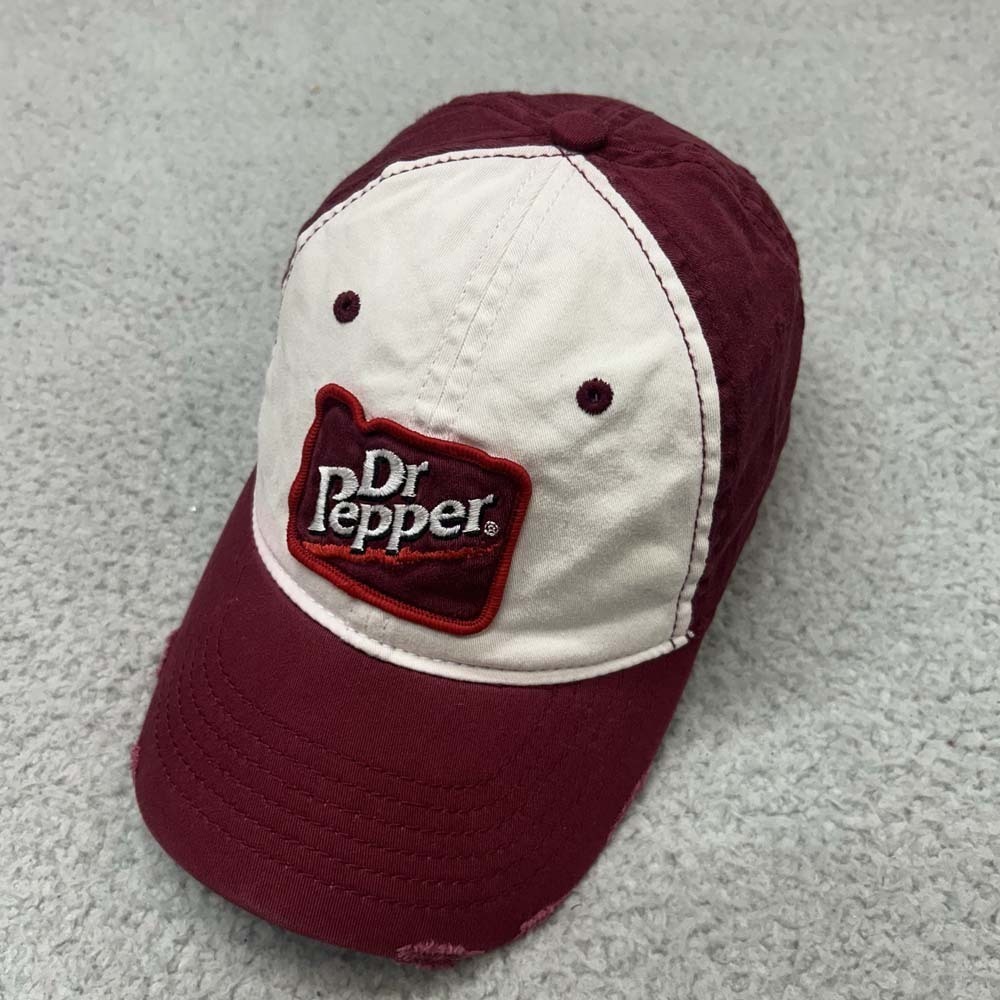 Dr Pepper Soda Patch Hat Large Baseball Cap  Beverage Pop Soft Drink